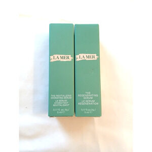 La Mer Revitalizing & Regenerating Serum Duo 5 ml Each NIB